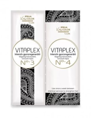 Stella Vitacolor Lux Vitaplex Step intenzív, gyorsregeneráló 3+4 lépés, 2x10ml