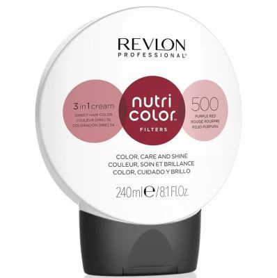 Revlon Nutri Color Creme színező hajpakolás 500 Burgundi, 240 ml