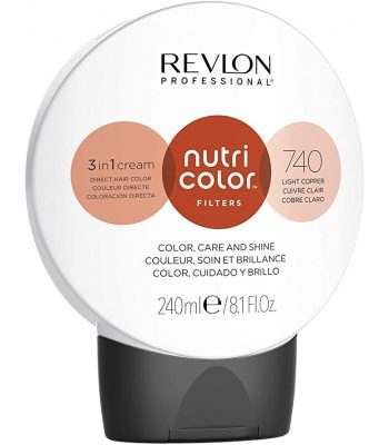 Revlon Nutri Color Creme színező hajpakolás 740 Világos rezes, 240 ml