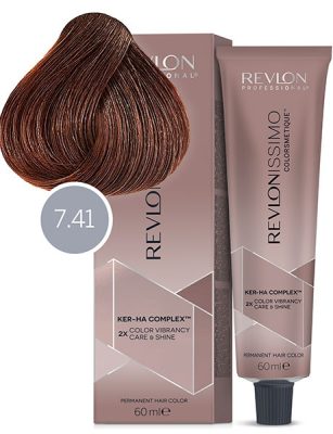 Revlon Professional Revlonissimo High Coverage hajfesték 7.41
