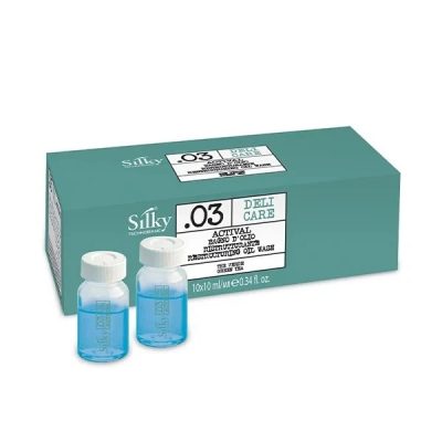 Silky Deli Care Actival rost erősítő olaj ampulla száraz, töredezett hajra, 10x10 ml
