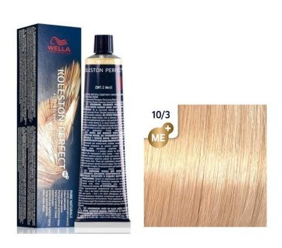 Wella Professional Koleston Perfect Me+ krémhajfesték, 10/3