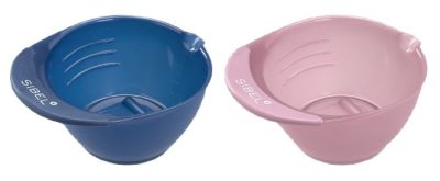 Sibel hajfestőtál szett, pink-kék, 2 db