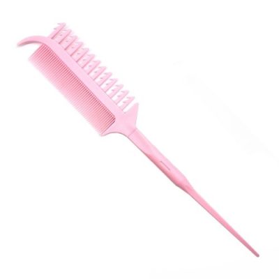 Chromwell kampós melírfésű pink HS06639