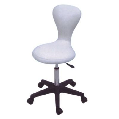 Lenke munkaszék háttámlával lábtartó nélkül, fehér