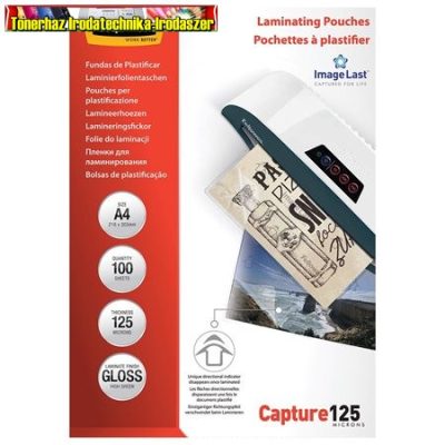 Fellowes lamináló fólia A/4 2X125 mic. 100 db/csom. fényes 53074