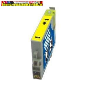01-0614 Epson T0614 yellow utángyártott tintapatron