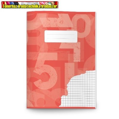 Füzet A/5 32 lapos 27-32 négyzethálós (kockás) PD.