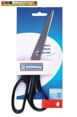 Donau irodai olló 20,5cm fekete