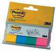 Post-it 670/4 neon jelölőlap (670-4,6704) 4x50 lap, 20x38 mm 