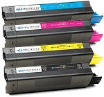 Oki C5100n,C5200,C5300,C5400 color toner utángyártott 5000old/szín