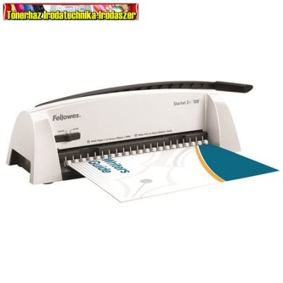FELLOWES Starlet 2+ Spirálozógép, műanyag spirálkötéshez, manuális, 120 lap, 