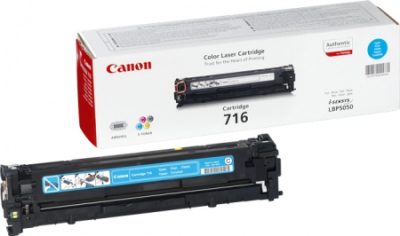 - Kiárusítás - Canon CRG-716 eredeti toner Cyan 1,5K (CRG716,CRG 716,LBP5050)