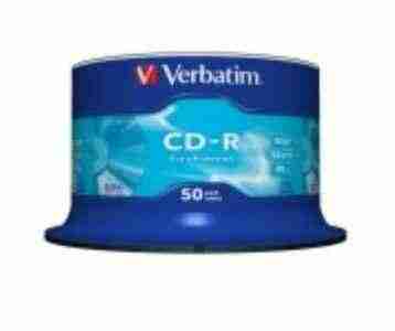 Verbatim CD-R 700 MB, 80min, 52x, hengeren (DataLife) 50db/henger