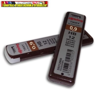 ROTRING 0,9mm /1 mm HB grafithegy 12 szál/tubus