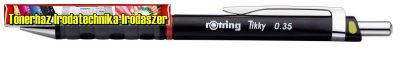 Rotring Tikky III 0,35mm nyomósiron bordó vagy fekete