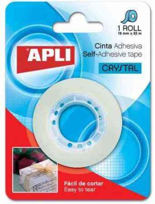 Apli Crystal magasfényű ragasztószalag, 19 mm x 33 m, glossy 11167 (cellux)