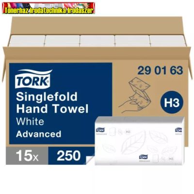 Tork Advanced Hand Towel Zigzag kéztörlő, extra fehér, H3 rendszerhez (290163)