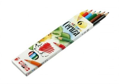 ICO süni színes ceruza 6-os hatszögletű