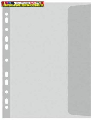 Donau füles (klapnis) lefűzhető tasak 100 mikron 10db/cs 17459