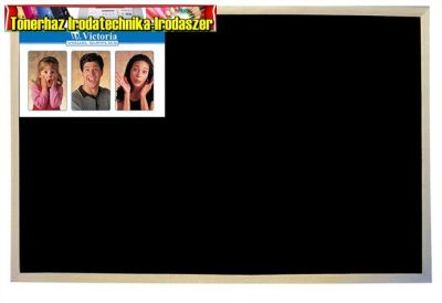 Fakeretes, fekete, krétás tábla,nem mágneses 30 x 40 cm