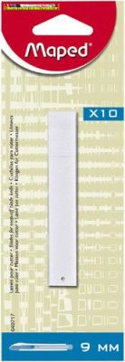 Maped Pótkés 9 mm-es univerzális késhez, 10 db/bliszter (barkácskés / snitzer betét) (pótpenge)