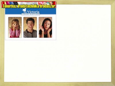 Victoria 30x40 cm fakeretes NEM mágneses,törölhető fehértábla