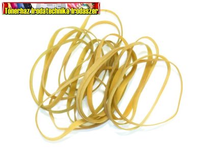 Gumigyűrű postázó 60mmx5mm vastag 1 kg/csomag sárga (postázó gumi) FX.