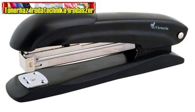 Victoria 24/6 nagy tűzőgép, fekete (Full-strip)