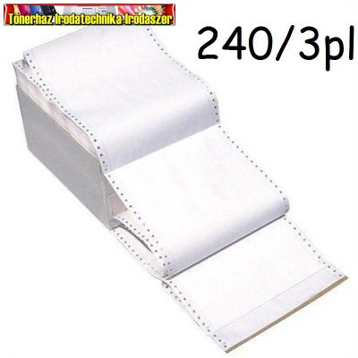 Leporelló 3-24 A/4 12" 3 pld. 600ív (3/240,240/3)