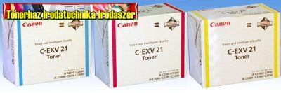 Canon EXV-21 cyan,yellow,magenta EREDETI tonerek (EXV21,EXV 21)