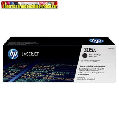 HP CE410A 305A eredeti LaserJet fekete tonerkazetta 2,2K