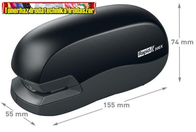  RAPID Fixativ 20EX,Tűzőgép, elektromos, 24/6, 26/6, 20 lap, fekete