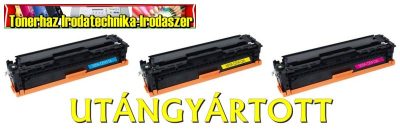 Utángyártott CE411A,CE412A,CE413A 305A Színes LaserJet STANDARD tonerkazetták HP LaserJet Pro 300 400 sorozathoz M351 M375 M451 M475 (2600 old.(5%)/szín