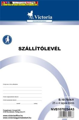 Szállítólevél 25x4lap -B.10-70/A/V- A/5 