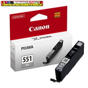 Canon CLI-551 grey (szürke) eredeti tintapatron 125old(5%) (CLI 551,CLI551)