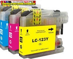 Brother LC123 standard color utángyártott tintapatronok 