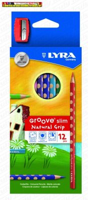 LYRA Groove háromszögletű 12db-os színes ceruzakészlet 2821120