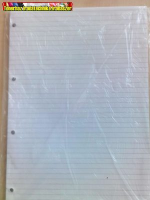 Gyűrűskönyvbetét A4 VONALAS <50lap/csom>