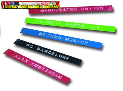 Műanyag szalag -S0898150-3D- 9mm x 3m kézi betűny géphez PIROS DYMO