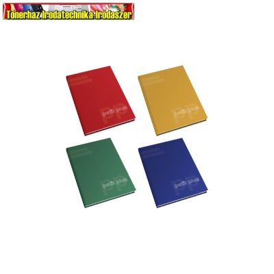 Beírókönyv A4 192l kockás egyszínű lakozott kemény fedél 400028 (vastag füzet)