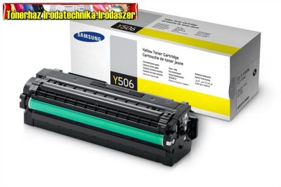 Samsung CLT-Y506L yellow eredeti Lézertoner 3,5K (NAGY KAPACÍTÁSÚ)