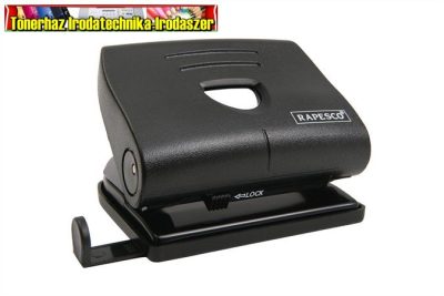 RAPESCO 820-P Lyukasztó, kétlyukú, 22 lap, műanyag, fekete (820P)