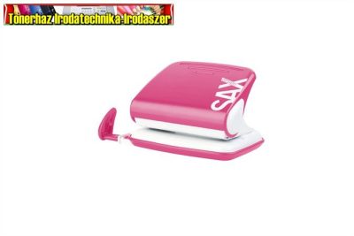 Lyukasztó, 2 lyukú, 20 lap, SAX Design, magenta