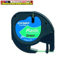 DYMO Letratag Feliratozógép szalag, 12 mm x 4 m, ZÖLD S0721590/59425