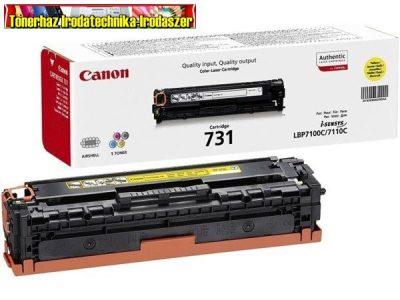 Canon CRG-731 eredeti toner YELLOW (CRG731,CRG 731) 1,5k