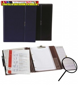 PANTA PLAST Optimus Konferencia mappa, A4, műbőr, fekete