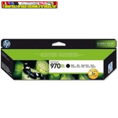 Hp 970XL CN625A black eredeti tintapatron 9,2K
