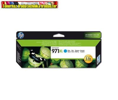 Hp 971XL CN626A cyan eredeti tintapatron 6,6K