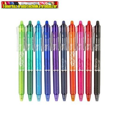 Pilot FriXion Clicker BLRT-FR7 törölhető (radírozható) nyomógombos rollertoll 0,7mm 